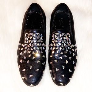 MORETTI BLACK LABEL Embellished Loafers